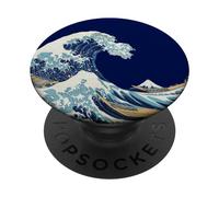 The Great Wave off Kanagawa by Katsushika Hokusai PopSockets Adhesive PopGrip