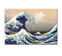 The Great Wave off Kanagawa Canvas Paintings on the Wall Art Posters And Prints Classical Famous Seascape Art Pictures 30x50cm Frameless