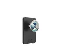 The Great Wave Off Kanagawa, Hokusai, Japanese Fine Art Wave PopSockets PopWallet for MagSafe