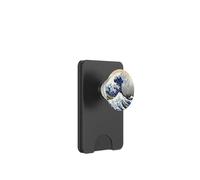 The Great Wave Off Kanagawa Hokusai Japanese Fine Art Wave PopSockets PopWallet for MagSafe