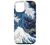 The Great Wave Off Kanagawa, Hokusai & Starry Night Van Gogh Case for iPhone 12/12 Pro