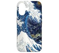 The Great Wave Off Kanagawa, Hokusai & Starry Night Van Gogh Case for iPhone 17