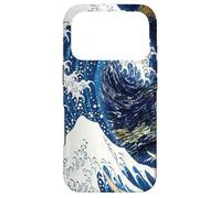 The Great Wave Off Kanagawa, Hokusai & Starry Night Van Gogh Case for iPhone 17 Pro