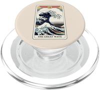The Great Wave Off Kanagawa Tarot Card Funny Great Wave PopSockets PopGrip for MagSafe