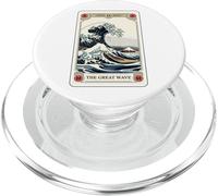 The Great Wave Off Kanagawa Tarot Card Funny Great Wave PopSockets PopGrip for MagSafe