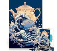 The Great Wave Teenagers 1000 Piece Jigsaw Puzzle Think Smart Toy Bonding Time Smooth Cut Santa Wish List (38x52cm)