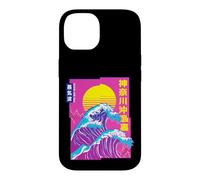 The Great Wave, Vaporwave Anime Aesthetic Glitch Japanese Case for iPhone 14
