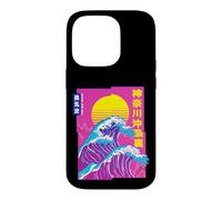 The Great Wave, Vaporwave Anime Aesthetic Glitch Japanese Case for iPhone 14 Pro