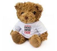 THE GREATEST CRICKET UMPIRE EVER - Teddy Bear - Cute Soft Cuddly Adorable - Gift Present