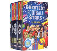 The Greatest Football Stars 10 Books Collection Box Set (Cristiano Ronaldo, Lionel Messi, David Beckham, Diego Maradona, Ronaldinho Gaúcho, Peter Schmeichel, George Best, Bobby Moore, Pelé & 1 More)