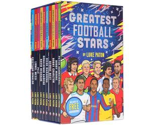 The Greatest Football Stars 10 Books Collection Box Set (Cristiano Ronaldo, Lionel Messi, David Beckham, Diego Maradona, Ronaldinho Gaúcho, Peter Schmeichel, George Best, Bobby Moore, Pelé & 1 More)