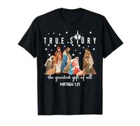 The Greatest Gift for All Christmas Nativity Jesus Christian T-Shirt