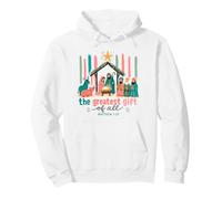 The Greatest Gift for All Christmas Nativity Scene Jesus Pullover Hoodie