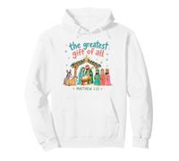 The Greatest Gift for All Christmas Nativity Scene Jesus Pullover Hoodie