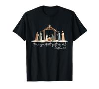 The Greatest Gift of All Jesus Nativity Christian Merry Xmas T-Shirt