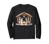 The Greatest Gift Off All Nativity Jesus Matthew 1:21 Long Sleeve T-Shirt