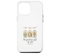 The Greatest Gifts of All Matthew 1:21 Nativity Watercolor Case for iPhone 12 Pro Max