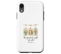 The Greatest Gifts of All Matthew 1:21 Nativity Watercolor Case for iPhone XR