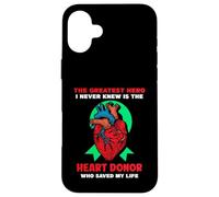 The Greatest Hero I Never Knew - Heart Transplant Case for iPhone 16 Plus