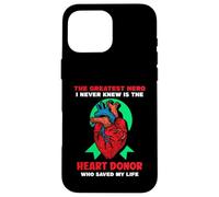 The Greatest Hero I Never Knew - Heart Transplant Case for iPhone 16 Pro Max