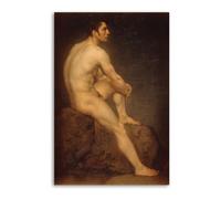 The Greatest Male Nudes in Art History Poster Decorative Painting Canvas Wall Posters And Art Picture Print Modern Family Bedroom Decor Posters 08x12inch(20x30cm)