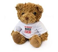 THE GREATEST NURSE EVER - Adorable Lovely Soft Brown Teddy Bear - Gift Present