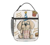 The Greedy Dog Lunch Box- Reusable Thermal Tote with 3-Layer Insulation, Leakproof & Easy to Clean - Lunch Box for Office, Gym, Picnic