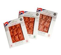 The Gr armer 3-Piece British Letterbox Salami Selection | Cured Meats & Cold Cuts | Artisan Charcuterie Gift Box | Free-Range Pork | 5-Star Great Taste Award | Ideal Foodie Gift & Savoury Hamper