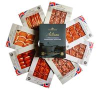 The Greek Farmer Signature 8 Piece Charcuterie Collection | Cured Meats & Cold Cuts | Artisan Charcuterie Gift | British Free-Range Pork | 5-Star Great Taste Award | Ideal Foodie Gift & Savoury Hamper