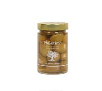 The Greek Secret Philotimo Garlic Stuffed Green Chalkidiki Olives 300g