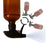 The Green Alcove 360° Spray Bottle (2 Pack) | Upside Down Spray Bottles | All Purpose Plastic Amber Spray Bottles