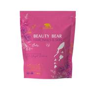 The Green Bear Organic Beauty Tea With Peppermint Tea And Rooibos Tea Enhances & Nourishes Hair, Skin & Nail Dandelion Tea Provides Beauty Features - 100% Natural Ingredient - 1 Pkg 160g=50 Doses