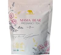 The Green Bear Pregnancy Tea, Red Raspberry Leaf Tea With Natural Camomile Tea Leaves Gluten & Caffeine-Free, Safe and effective for Pregnant Moms - 1 Pkg 160g=50 Doses