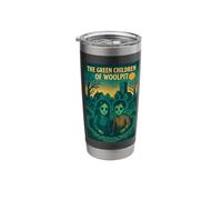The Green Children by Woolpit Mystical Folklore Design Stainless Steel Insulated Tumbler