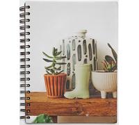 The Green Corner Plant Lover Notebook - “A blooming space for your incredible ideas. - A Designer Spiral Notebook with 150 Lined Pages, College Ruled, 7.0”W x 9.25”H