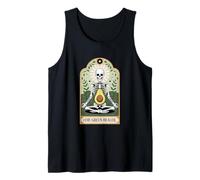 The Green Healer Skeleton Avocado Yoga Mystic Tank Top