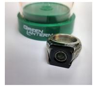 The Noble Collection DC Green Lantern Prop Ring & Display - Die Cast Metal Ring with 4in (10cm) Display Case - Officially Licensed Film Set Movie Props Gifts Jewellery