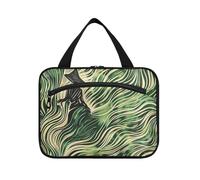 The Green Rolling Prairie Hanging Bags for Traveling Women with Hook, Designer Expandable Toiletry kit for Men Gym bolsas de maquillaje para Mujer L