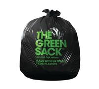 Greensack Heavy Duty Refuse Sack 90L Black (Pack of 200) GR0008