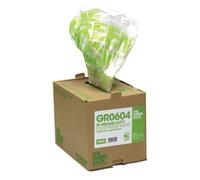 The Green Sack Refuse Bag Clear in Dispenser Box Pk 75 GR0601 - GR0604