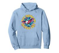 The Gremlins Are Coming Gremlins Halloween Design Pullover Hoodie, Adult Unisex, Dusty Blue, XX-Large
