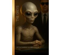 THE GREYS : DETACHMENT IS PRECISION: The Precision of Thought Beyond Emotion - Cosmic Journal for Students & Creatives / Grid Paper Notebook (The Galactic Collection)