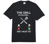 The Grill is Calling and I Must Go Grill Master Grilling BBQ Comfort Colors Adult Heavyweight T-Shirt