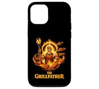 The Grillfather Funny Mythic vibe, BBQ Dad Design Case for iPhone 12/12 Pro