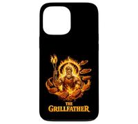 The Grillfather Funny Mythic vibe, BBQ Dad Design Case for iPhone 13 Pro Max