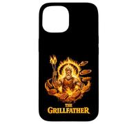 The Grillfather Funny Mythic vibe, BBQ Dad Design Case for iPhone 15