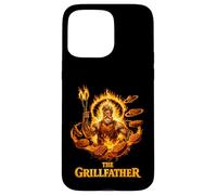 The Grillfather Funny Mythic vibe, BBQ Dad Design Case for iPhone 15 Pro Max