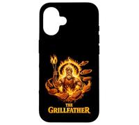 The Grillfather Funny Mythic vibe, BBQ Dad Design Case for iPhone 16