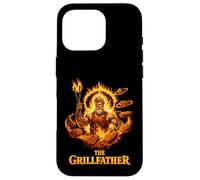The Grillfather Funny Mythic vibe, BBQ Dad Design Case for iPhone 16 Pro