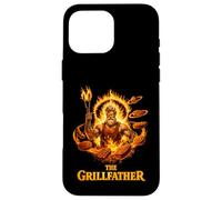 The Grillfather Funny Mythic vibe, BBQ Dad Design Case for iPhone 16 Pro Max